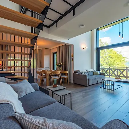 Dwupoziomowy, Luksusowy Platinum - Sunny Slope Szklarska Poreba, Sauna, Widok, Ogrod, Taras, 3 Lazienki, 2 Do 8 Osob Szklarska Poręba