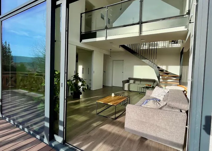 Dwupoziomowy, Luksusowy Platinum - Widok Na Gory, Prywatna Sauna W Cenie, Taras, 3 Lazienki - Luksus I Natura - Sunny Slope Szklarska Poręba